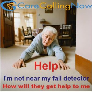 care calling now lady fallen