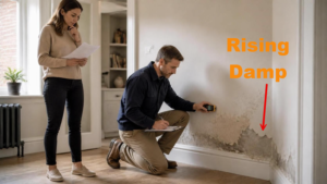 Avoid Closing Delays by Tackling Common Home Inspection Problems Early rising Damp in walls