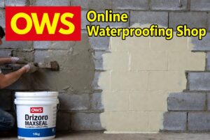 Applying Drizoro Maxseal Foundation - waterproofing to block wall